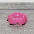 Candy Color Water and Food Plastic Dog Bowl